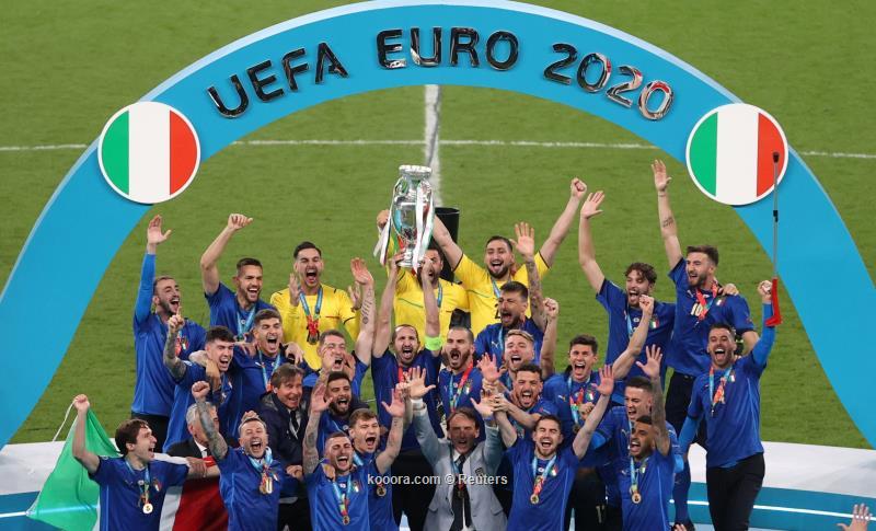 منتخب إيطاليا ينهي المهمة بنجاح ويتوج بطلاً لأوروبا للمرة الثانية في تاريخه