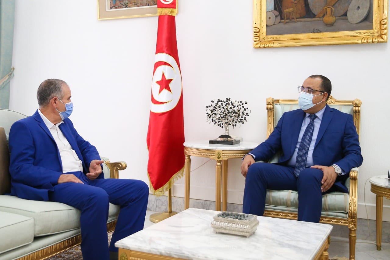 رئيس الحكومة يلتقي الأمين العام للاتحاد العام التونسي للشغل