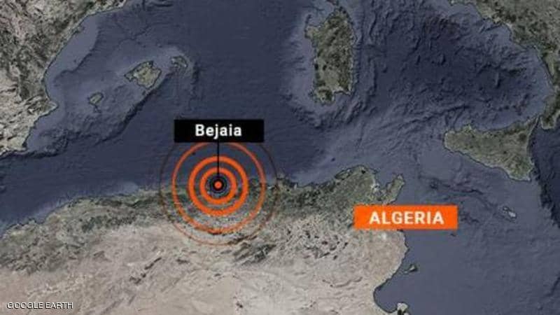 زلزال بقوة 6 درجات قبالة ساحل الجزائر
