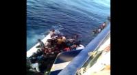 بالفيديو :  بحار تونسي يلتقط مشاهد غرق مهاجرين غير شرعيين على المباشر وينجح في انقاذ آخرين 