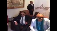 بالفيديو : فوضى لدى استقبال