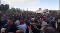بالفيديو: الآهالي يستقبلون جثامين شهداء بن قردان بالزغاريد والتصفيق ... 