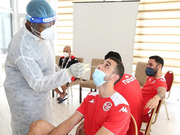إصابة 6 لاعبين بفيروس كورونا في صفوف المنتخب الوطني قبل مواجهة موريتانيا