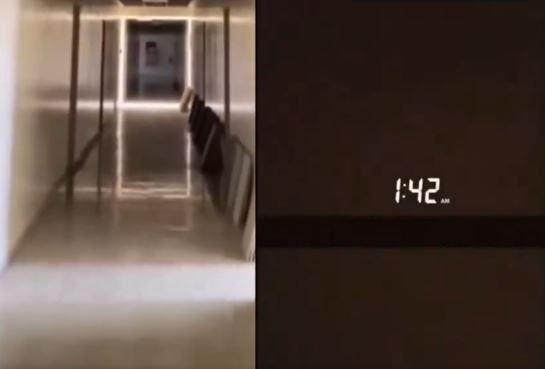 بالفيديو/ أصوات مخيفة في مبيت للطالبات تبدأ بعد منتصف الليل!!