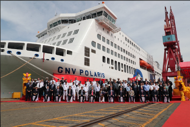 شركة الملاحة الإيطالية "GNV" تتسلم سفينتها الجديدة بولاريس
