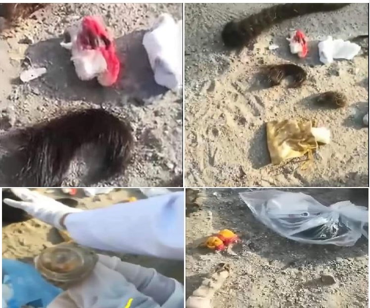 بالفيديو..  اكتشاف أعمال سحر أسود بالأماكن المقدسة أثناء الحج؟صدمة في صفوف الحجيج 