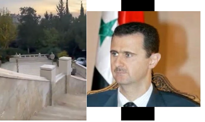 بعد فرار الأسد.. مشاهد بالفيديو  توثّق خلو القصر الجمهوري