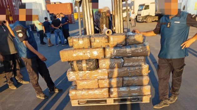 ميناء رادس: تفاصيل حجز 572.5 كلغ من 'الزطلة'