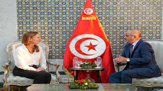 وزير الشؤون الخارجية يلتقي سفيرة فرنسا بتونس